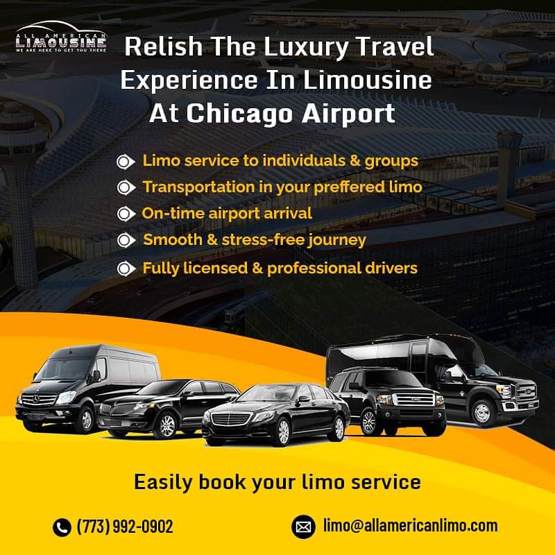 Book Limo Service, Book Car Service, Corporate Sedan Chicago, All American Chicago Limousine