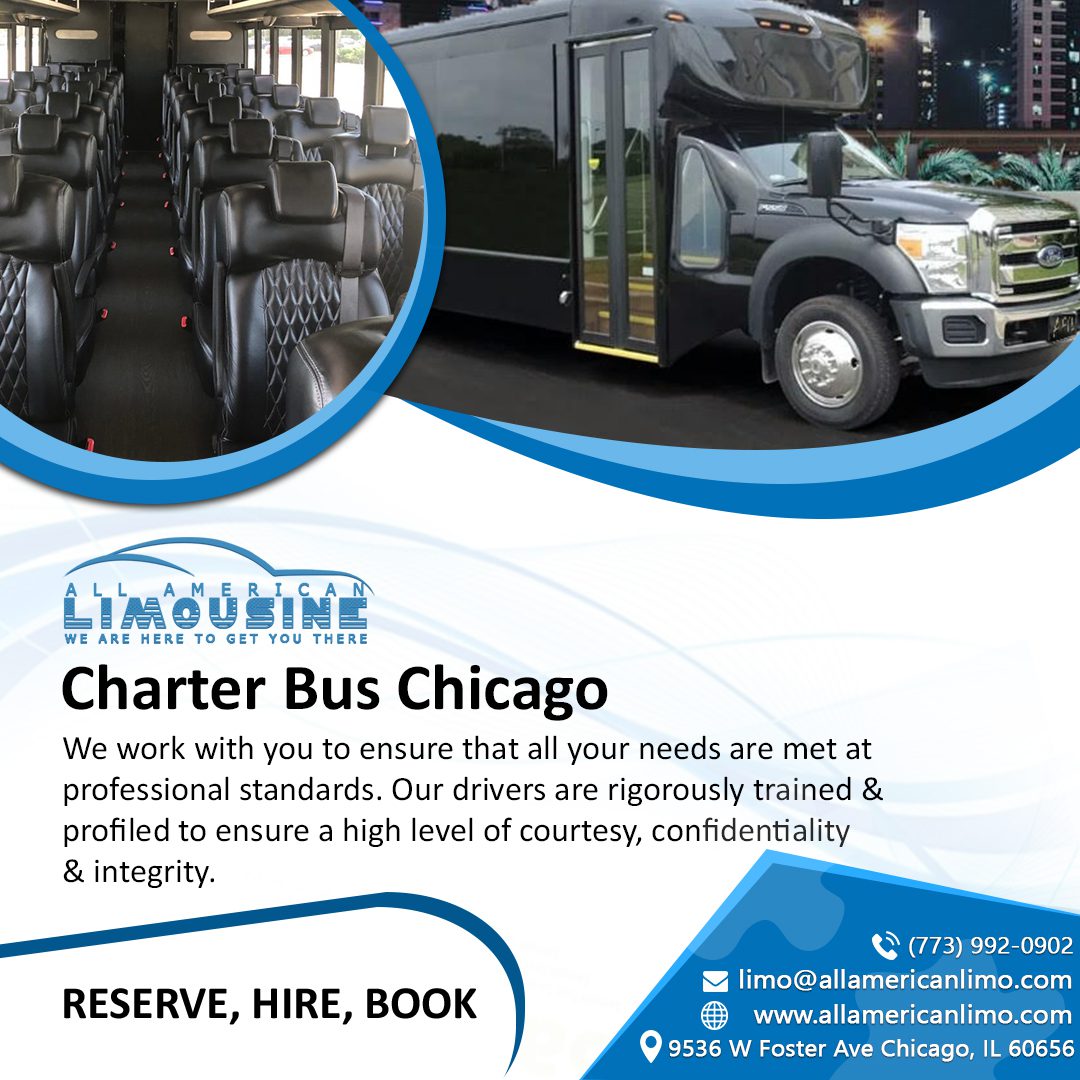 Charter Bus Chicago, Charter a Bus Chicago, Charter Bus Rental Chicago, Charter a Bus to Chicago, Charter Bus to O'Hare, Charter Bus to Midway