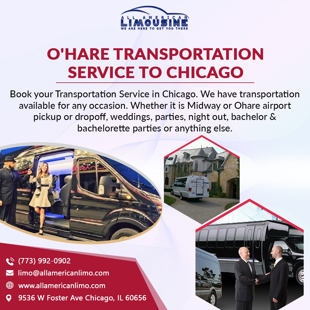 Transportation to O'Hare Airport, Car Service to O'Hare Airport, Chicago Airport Bus Trips, Limo Transportation, Bus Transportation, Transportation to Airport, Signature Flight Support. Sedan, SUV, Van, Shuttle Bus, Party Bus, Stretch Limo, Limousine. 773-992-0902